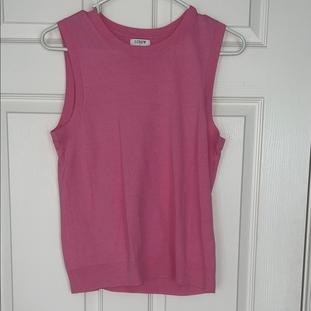 J. Crew Vibrant Pink Tank Top